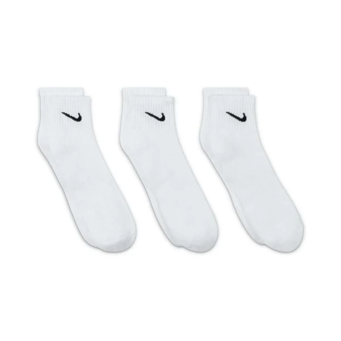 Nike Unisex Strømper Everyday Cushioned Ankle Socks 3-Pack Hvid
