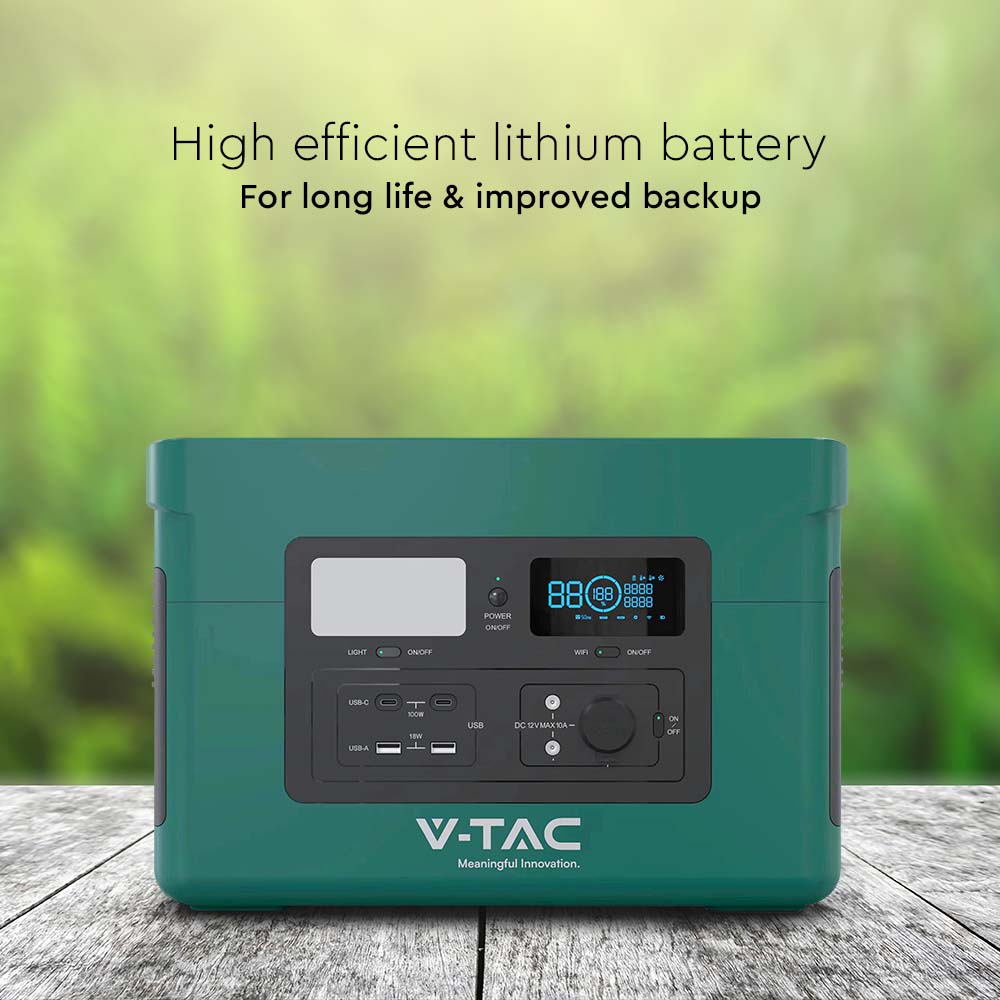 V-TAC Draagbaar powerstation 1000W