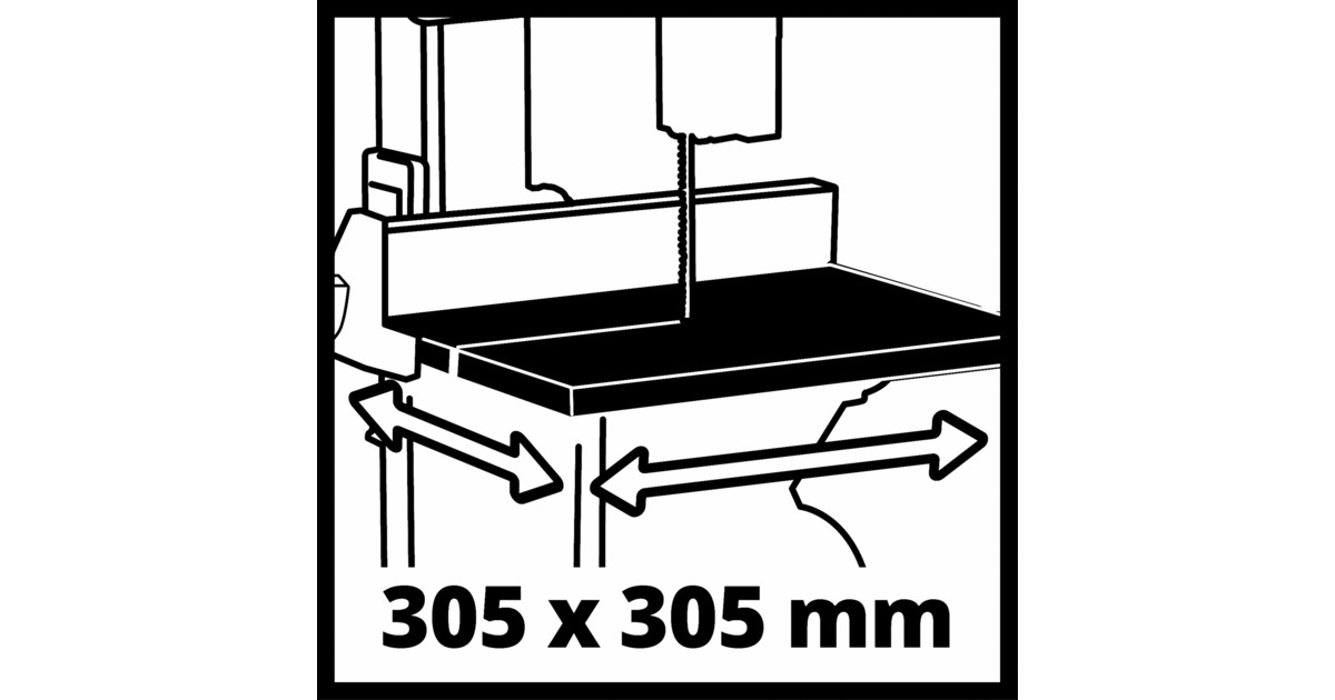 EINHELLLintzaag TC-SB 200/1 bandzaag  (Rood/zwart)