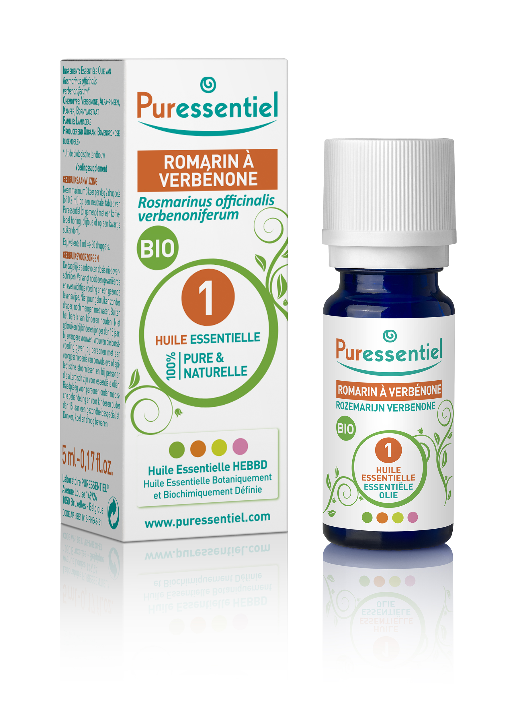 Puressentiel Rosmarin Verbenon Äth/Öl Bio 5 ml
