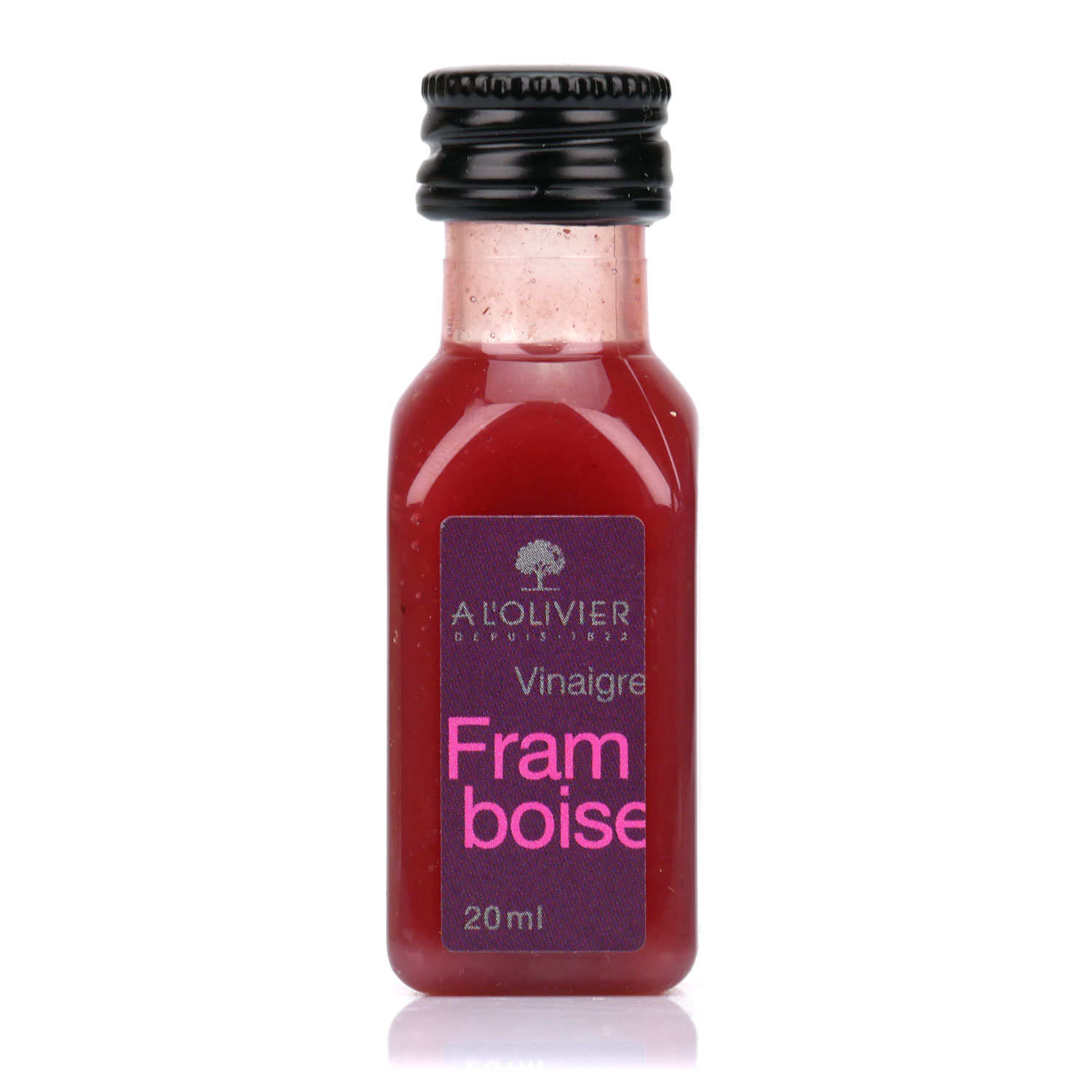 Mignonnette de vinaigre à la pulpe de framboise fraîche