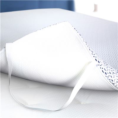 Surmatelas ergonomique à mémoire de forme - Housse Lyocell thermorégulatrice