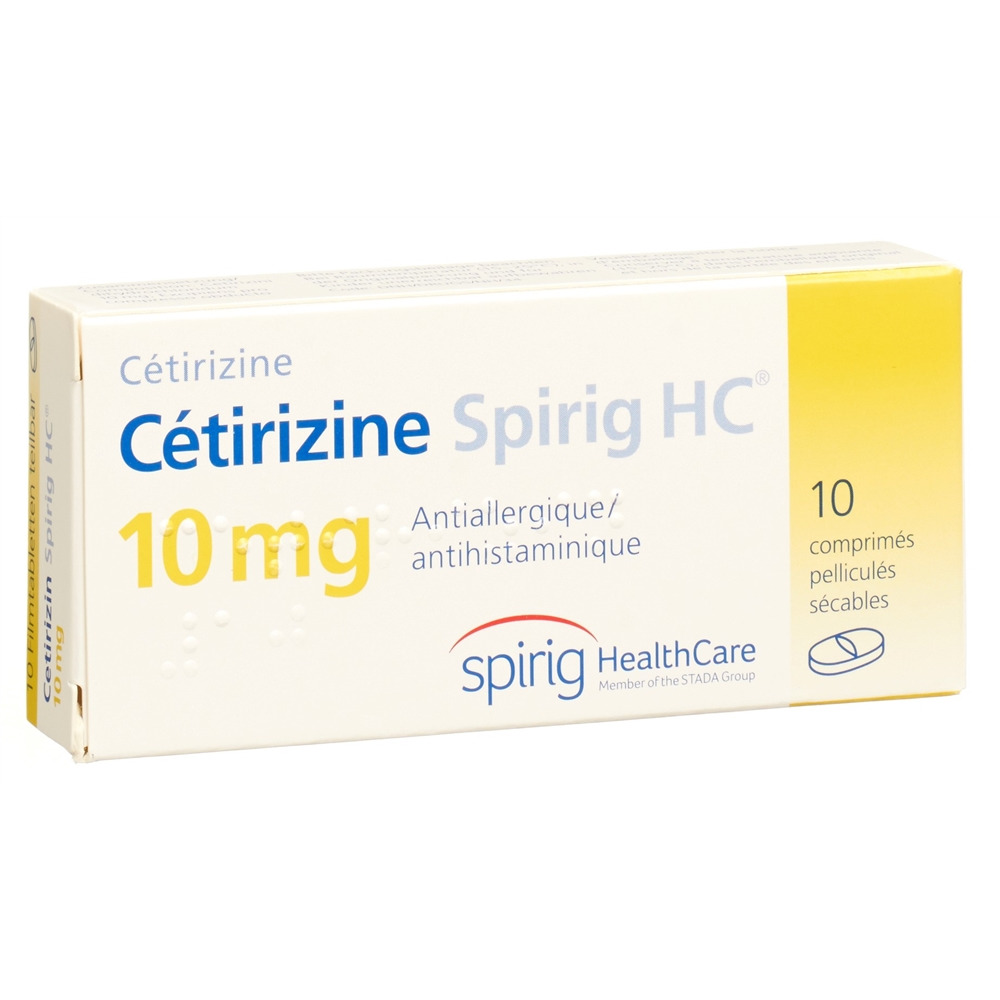 CETIRIZINE Spirig HC 10 mg<br>10 Stück, Blister, Filmtablette