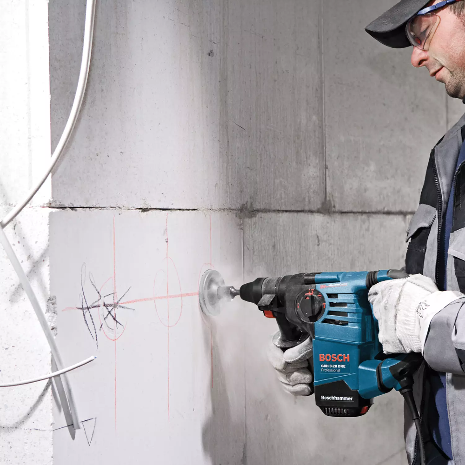 Bosch GBH 3-28 DRE SDS-plus Combihamer in koffer - 800W - 3,1J