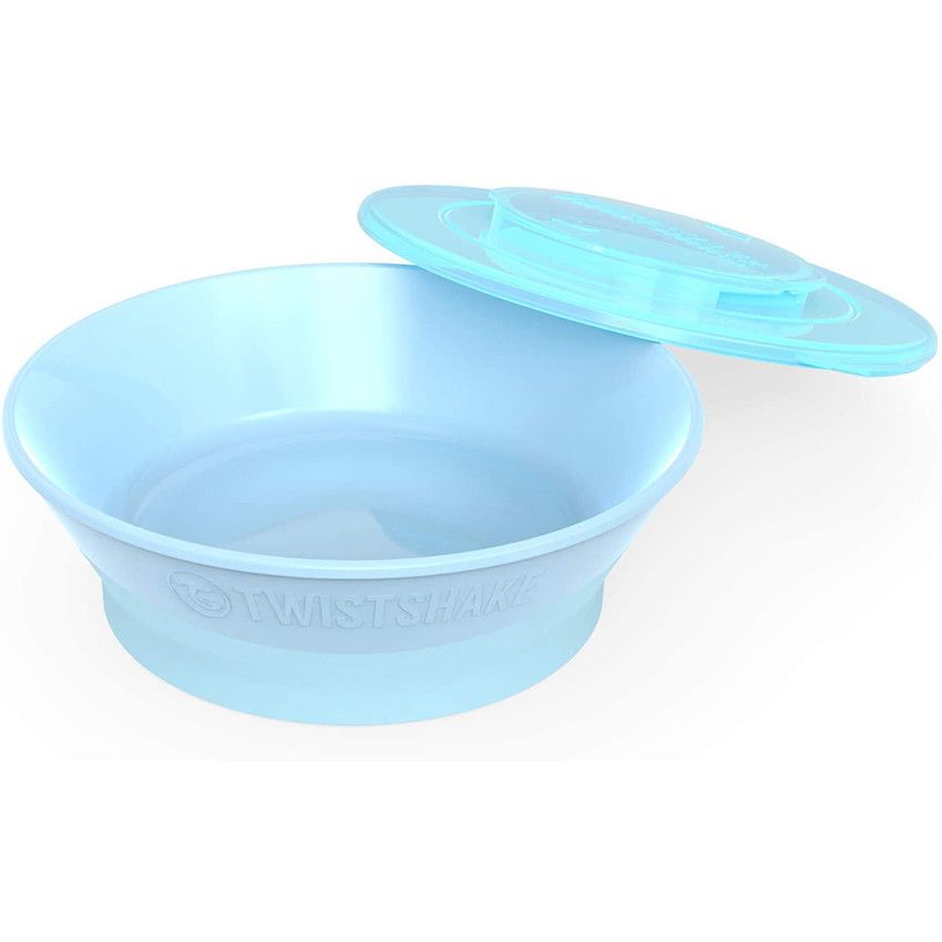 Bol 6+ mois - Bleu Pastel - Ecru
