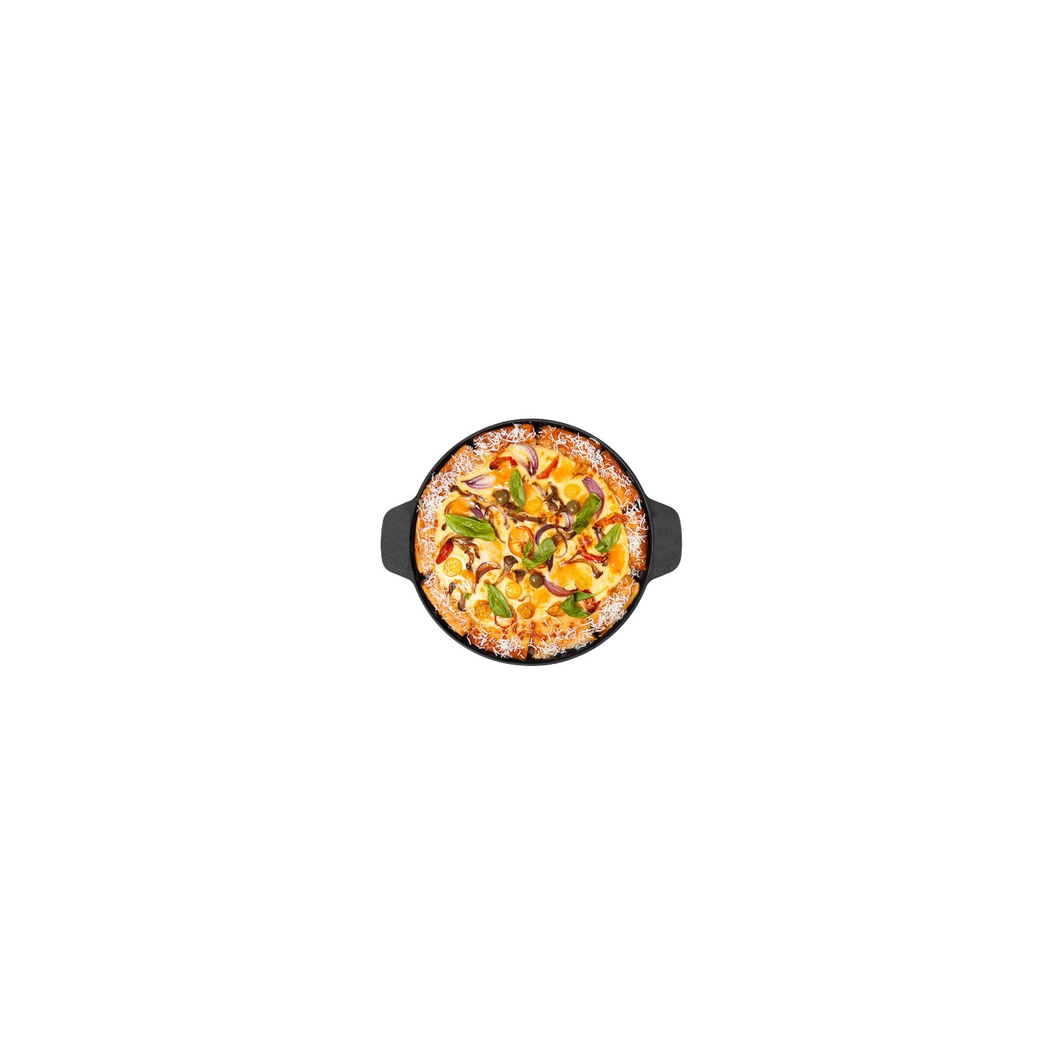 Alu Guss Pizza Brot Grill Pfanne Ø36cm Induktion Bratpfanne Handschuhe Braten