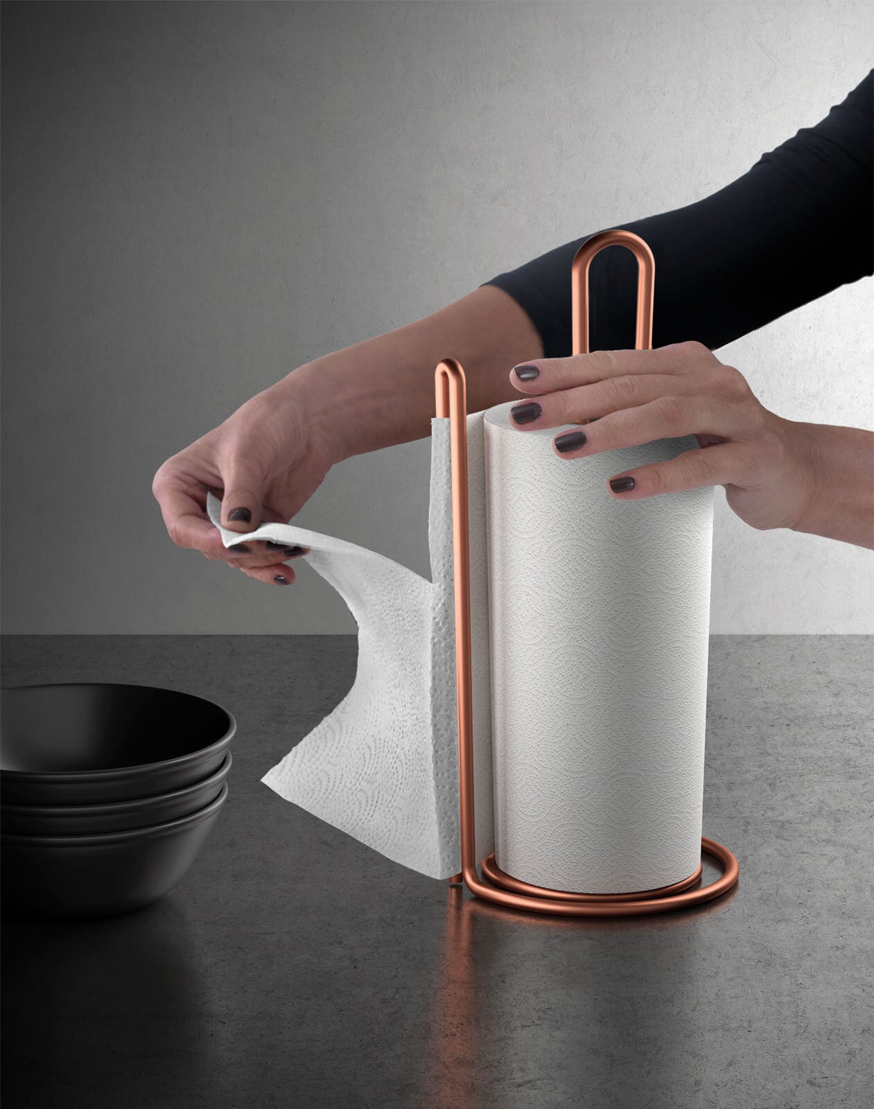metaltex Papierrollenhalter My-Roll 15x32 cm kupfer