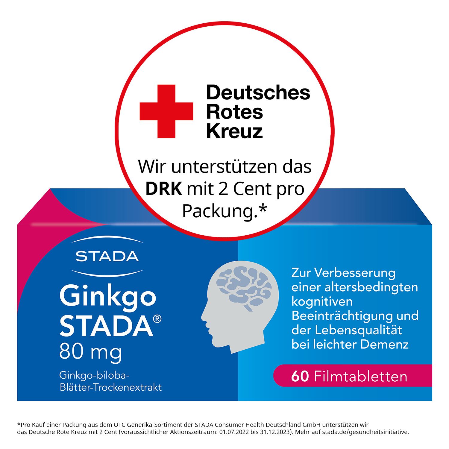 Ginkgo Biloba STADA® 80 mg bei Gedächtnis- und Konzentrationsstörungen