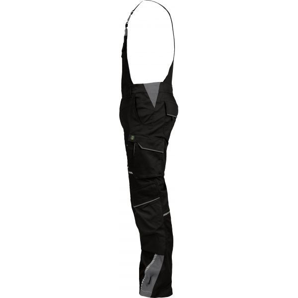 Bodyguard overall, werkbroek, zwart/grijs, maat 54, heren