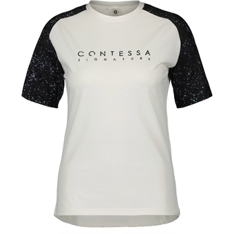 Scott Trail Contessa Sign. Kurzarmtrikot White Damen