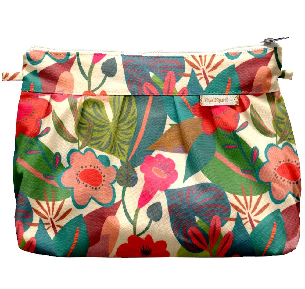 Pochette Plissée Fleurs Des Iles