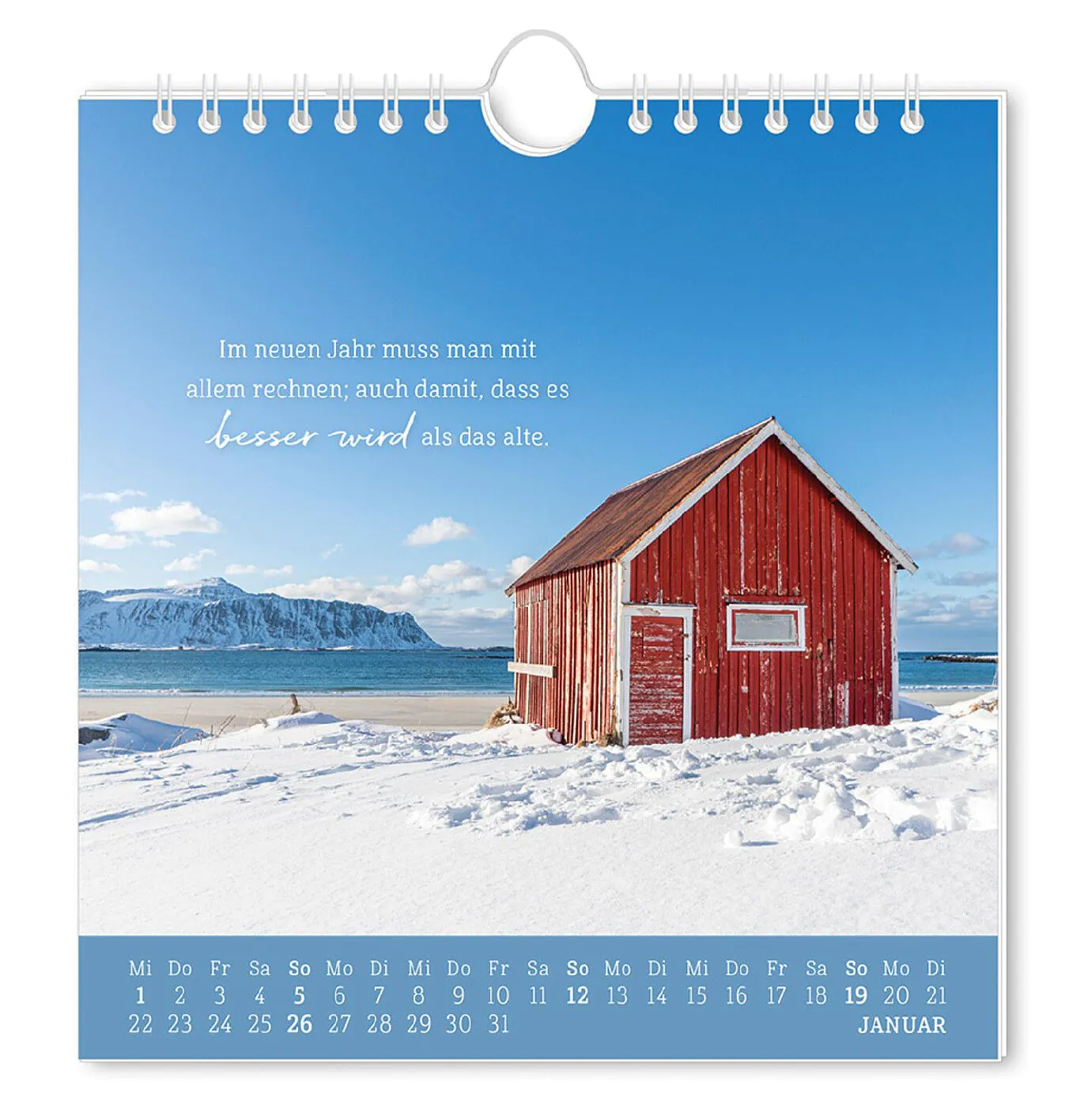 Postkarten Kalender, 2025, Strandgut