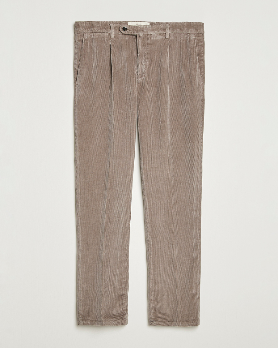 Briglia 1949 Easy Fit Corduroy Trousers Taupe