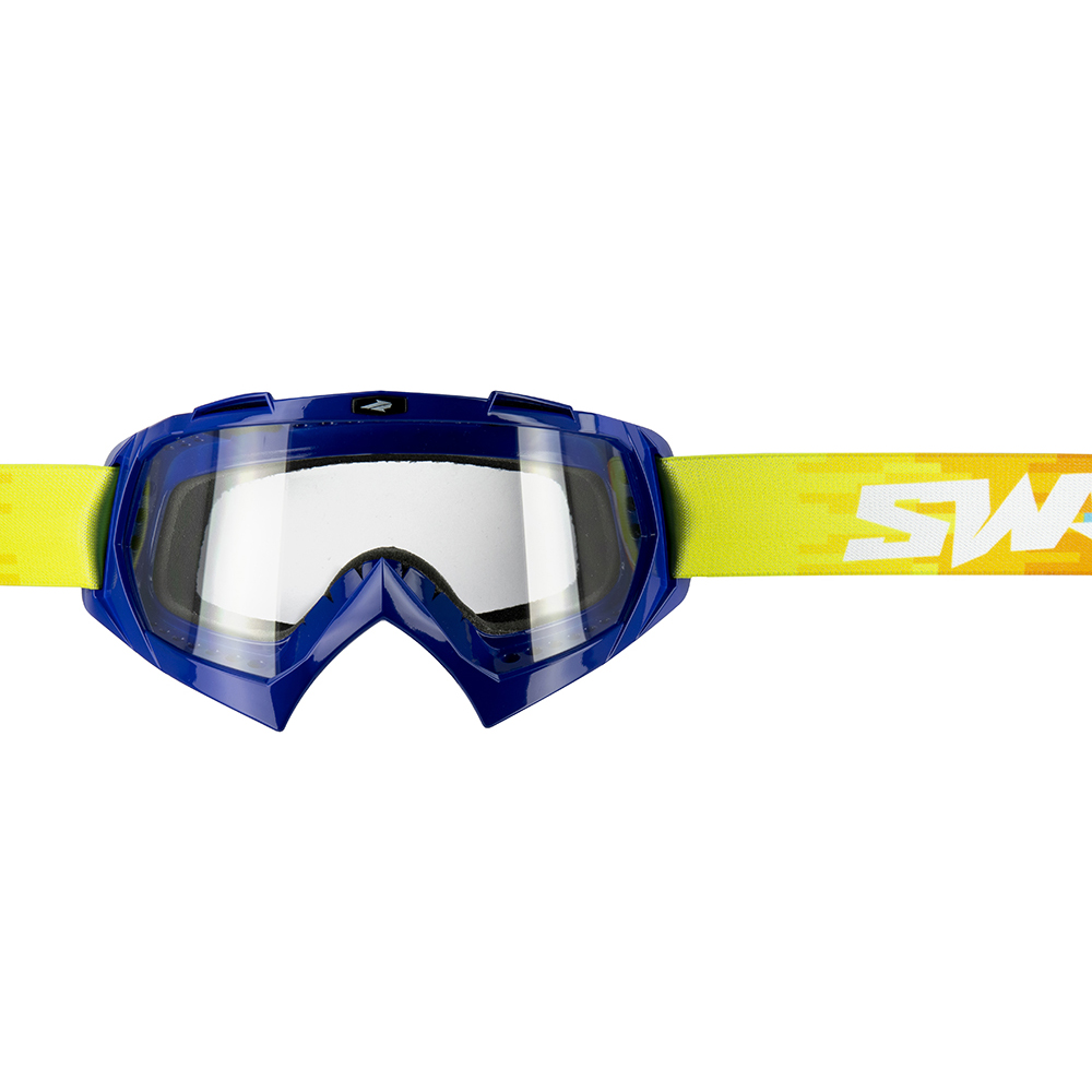 Swaps - Masque Pixel Bleu / Jaune