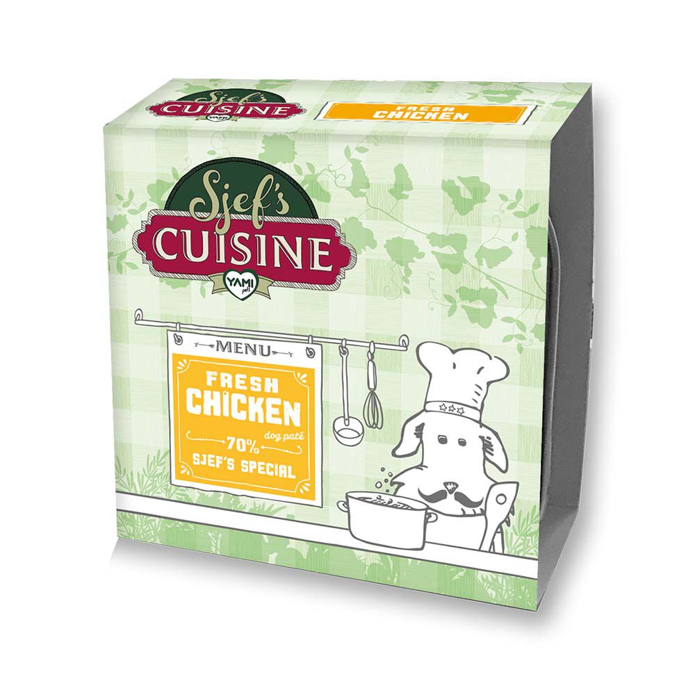 Sjef's Cuisine Special Paté - Hondenvoer - 300 Gram - kip