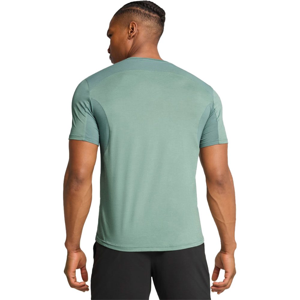 Puma M Cloudspun Soft Breathable T-Shirt Herren green moon