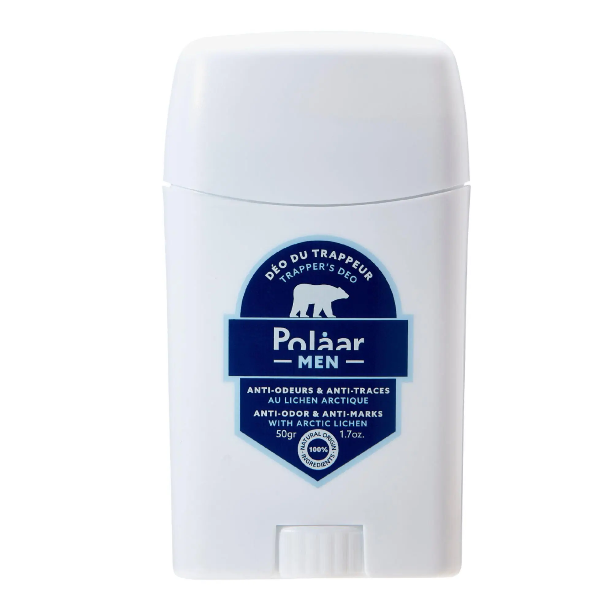 Polaar - Polaar Men Déo du Trappeur Stick 50 grs- Nouveautés