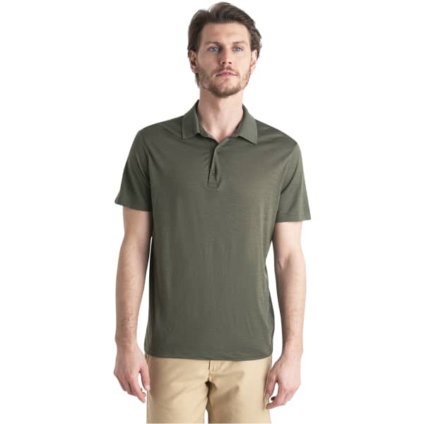 Polo randonnée ICEBREAKER M MERINO 150 TECH LITE III SS POLO LODEN