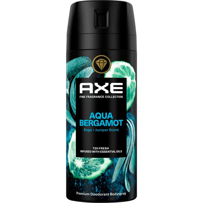 Axe Fine Fragrances Aqua Bergamot Bodyspray 150 ML