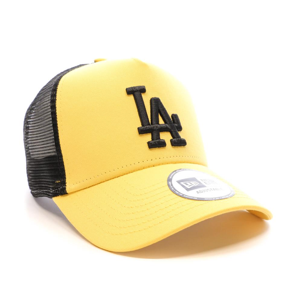 New Era Casquette Jaune/Noir Homme New Era League Trucker Angeles Dodgers