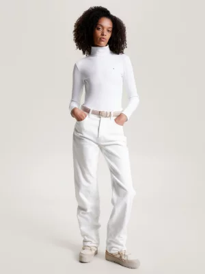 Blusa de gola alta justa