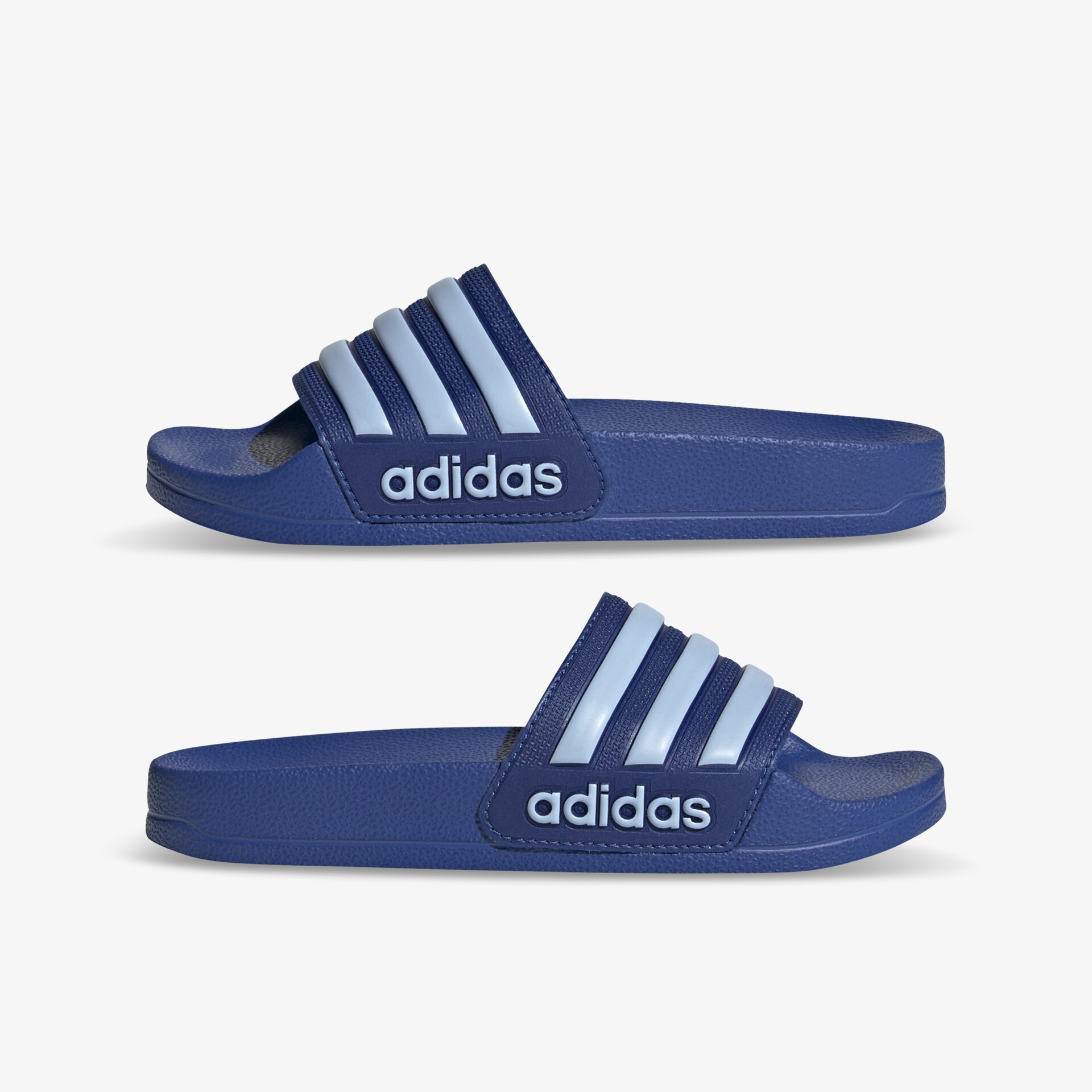 adidas ADILETTE SHOWER K Kinder Badeschuhe blau