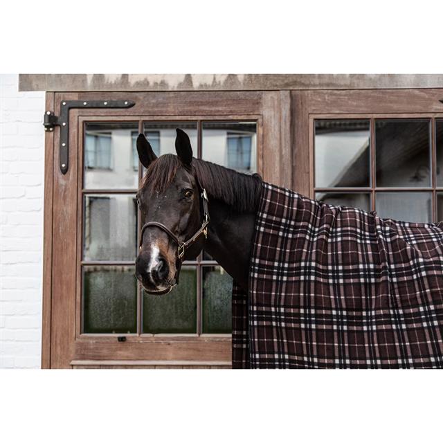 Zweetdeken Kentucky Heavy Fleece Square Bruin-mix