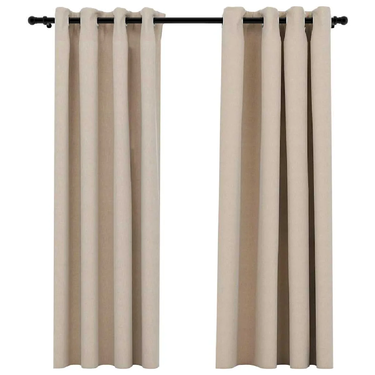 VidaXL Aspect Lin Beige - 140x175 cm
