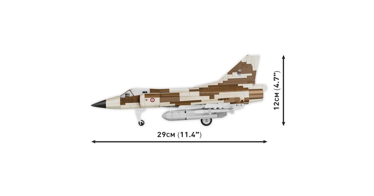 COBIArmed Forces - Mirage IIIC Vexin Constructiespeelgoed  (COBI-5818)
