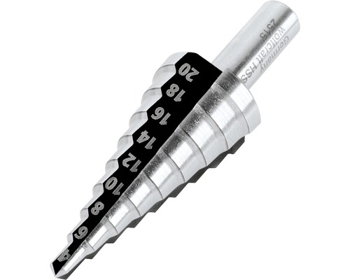HSS trapboor Wolfcraft Ø 4-20 mm