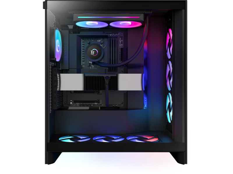 NZXT Wasserkühlung Kraken Plus RGB 240 Schwarz 240-mm-RGB-Wasserkühlung mit Beleuchtung