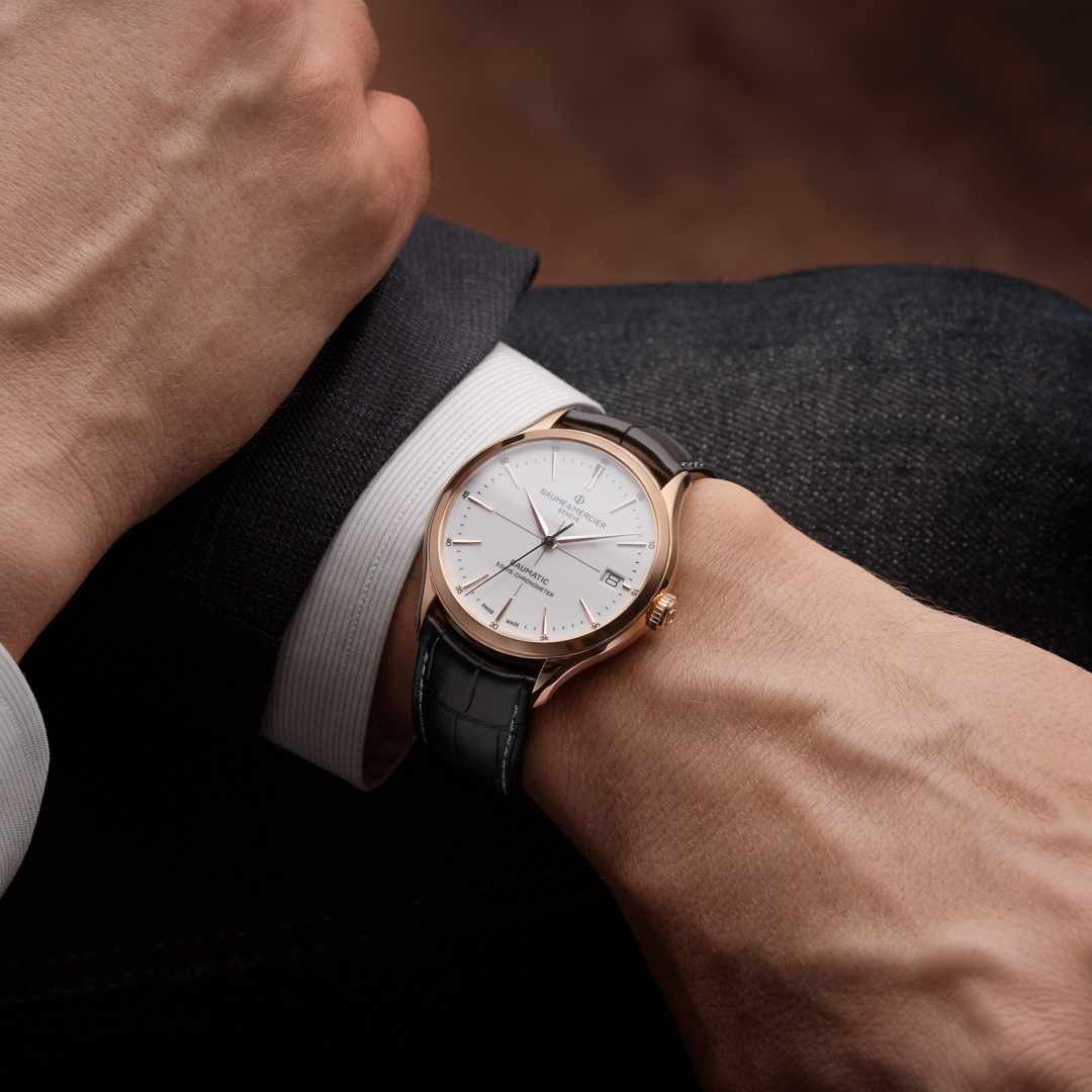 Baume et Mercier Clifton Baumatic Gold 10469 Automatik COSC Ø 39mm