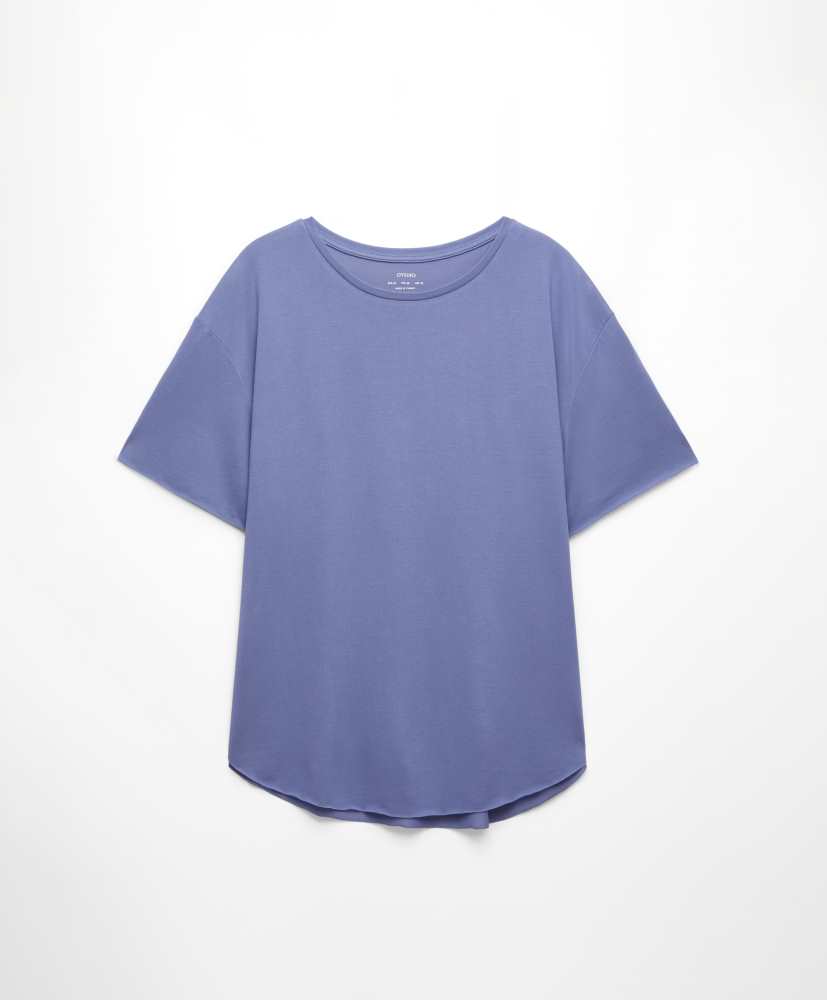 Camiseta de manga curta em modal