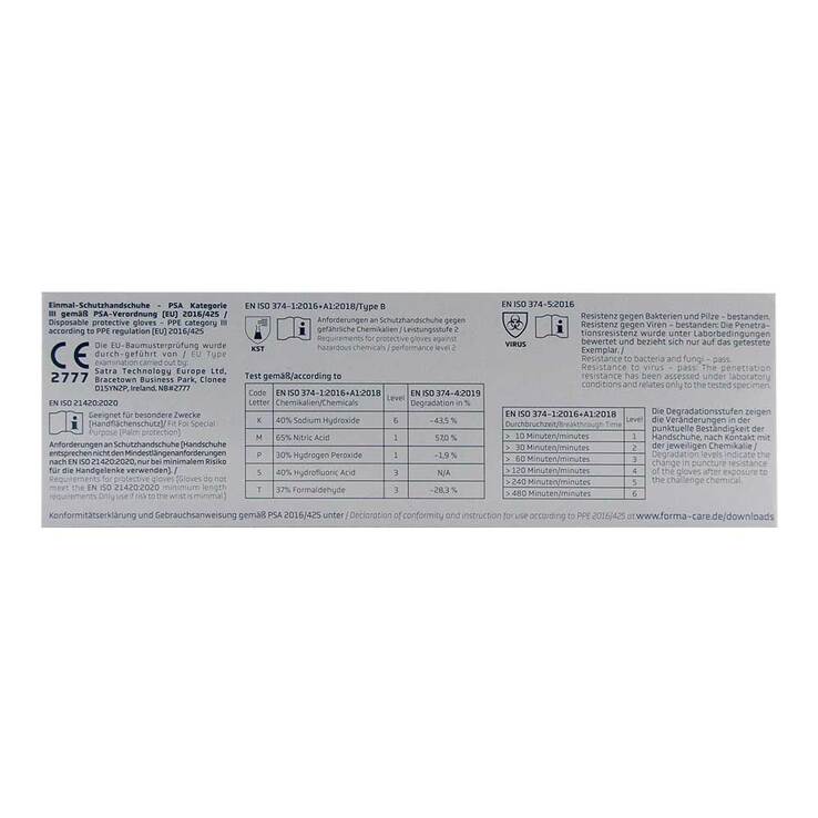 forma-care Latex power grip Handschuhe Größe M, 100 St