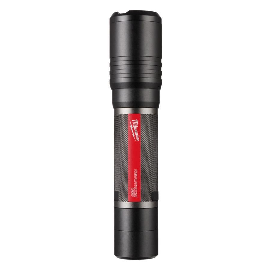 Milwaukee L4 FL2000-301 LED Zaklamp REDLITHIUM™ 3.0Ah USB batterij - 4933479637