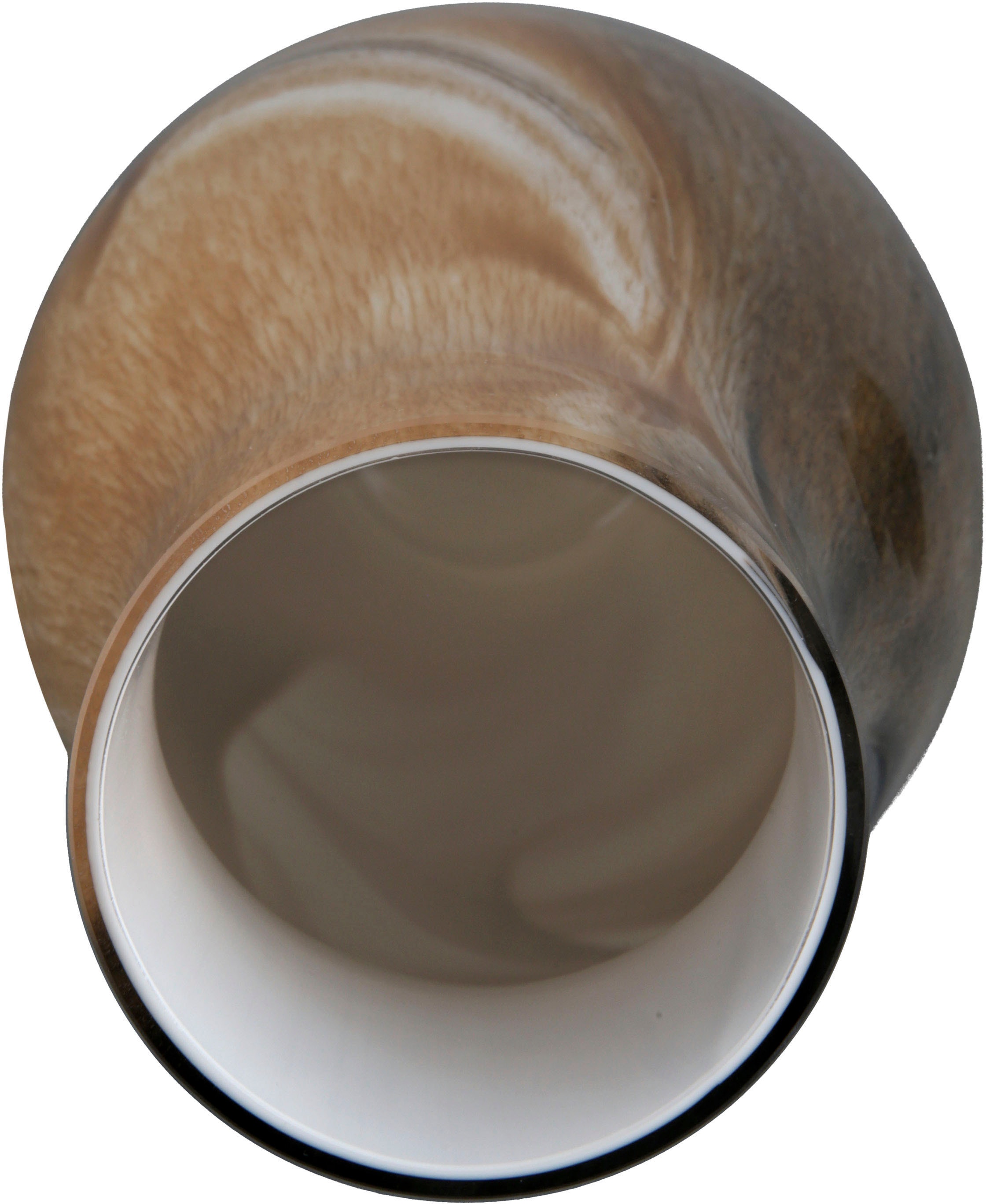 GILDE Tischvase »Draga, Höhe ca. 40 cm« dekorative Vase aus Glas, Blumenvase