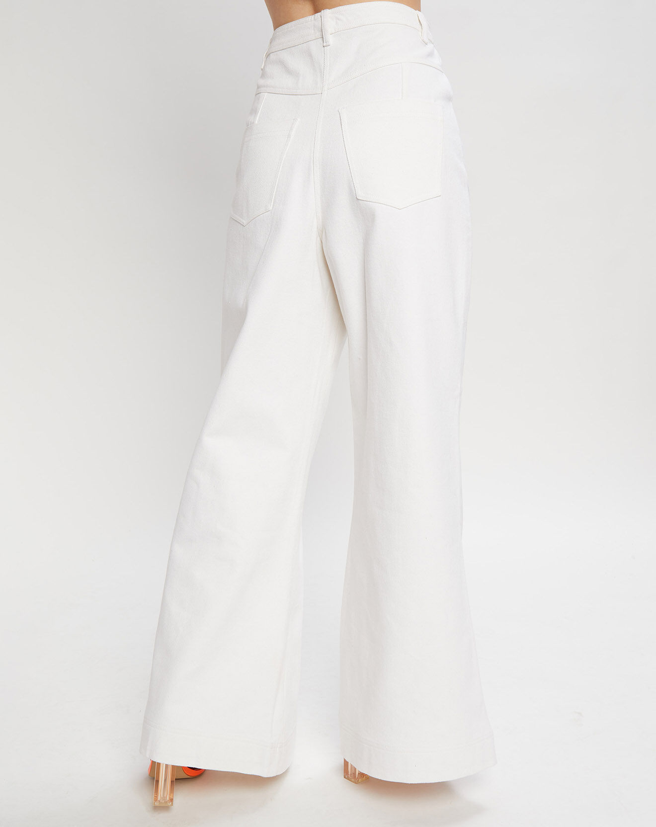Manoush Jean Large Amerinjean blanc