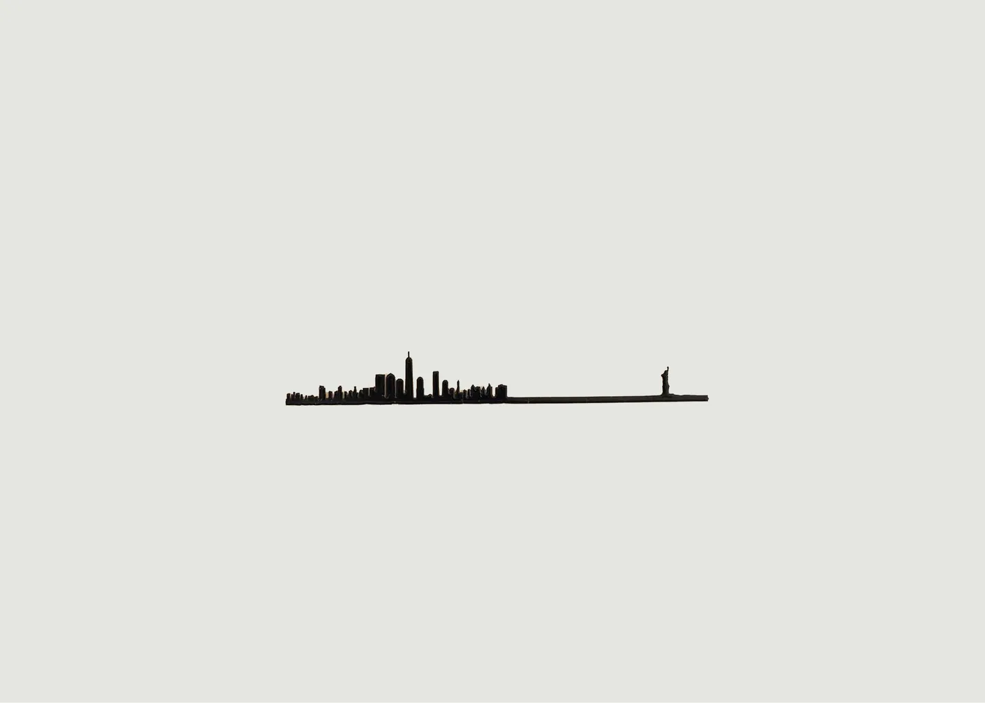 Silhouette en acier New York mini The Line
