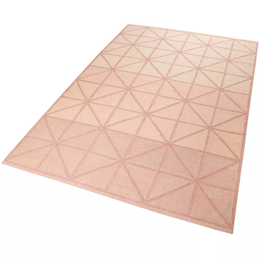 Esprit Kurzflorteppich Noora Kelim rosa