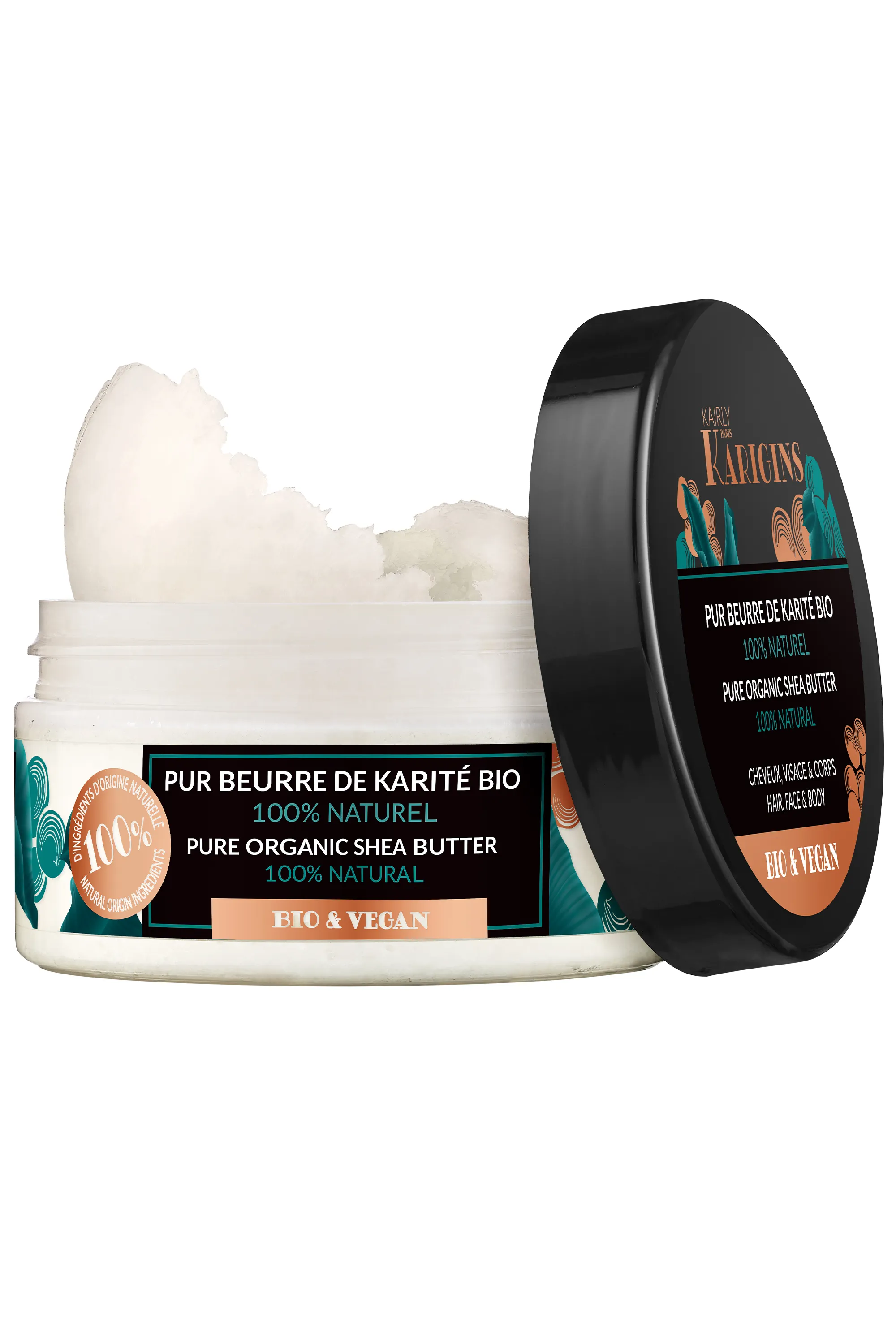 Kairly Paris Pur beurre de karité bio Karigins-100 ml