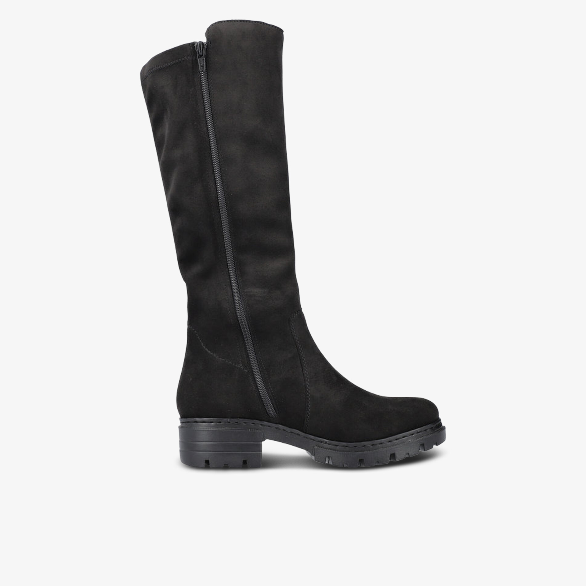 rieker Damen klassische Stiefel schwarz