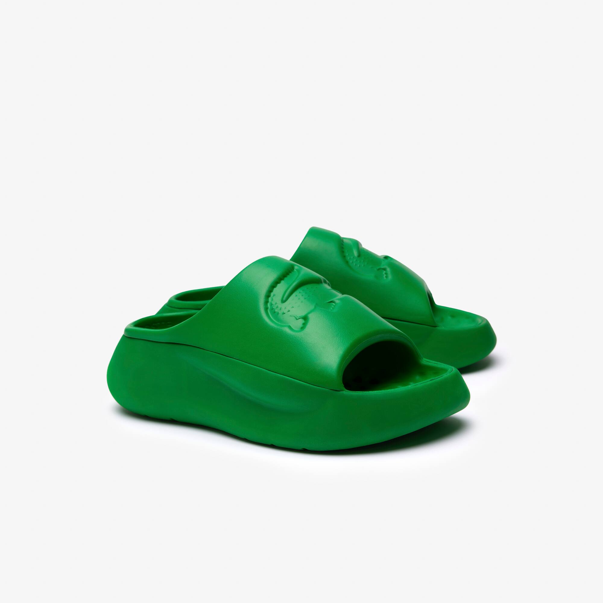 Claquettes Serve Slide 3.0 homme Claquettes & Sandales - Vert - Lacoste - Homme