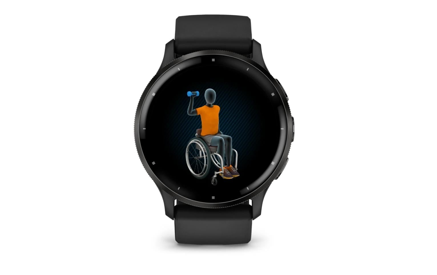 Garmin Sportuhr »Venu 3 Schwarz / Schiefergrau«