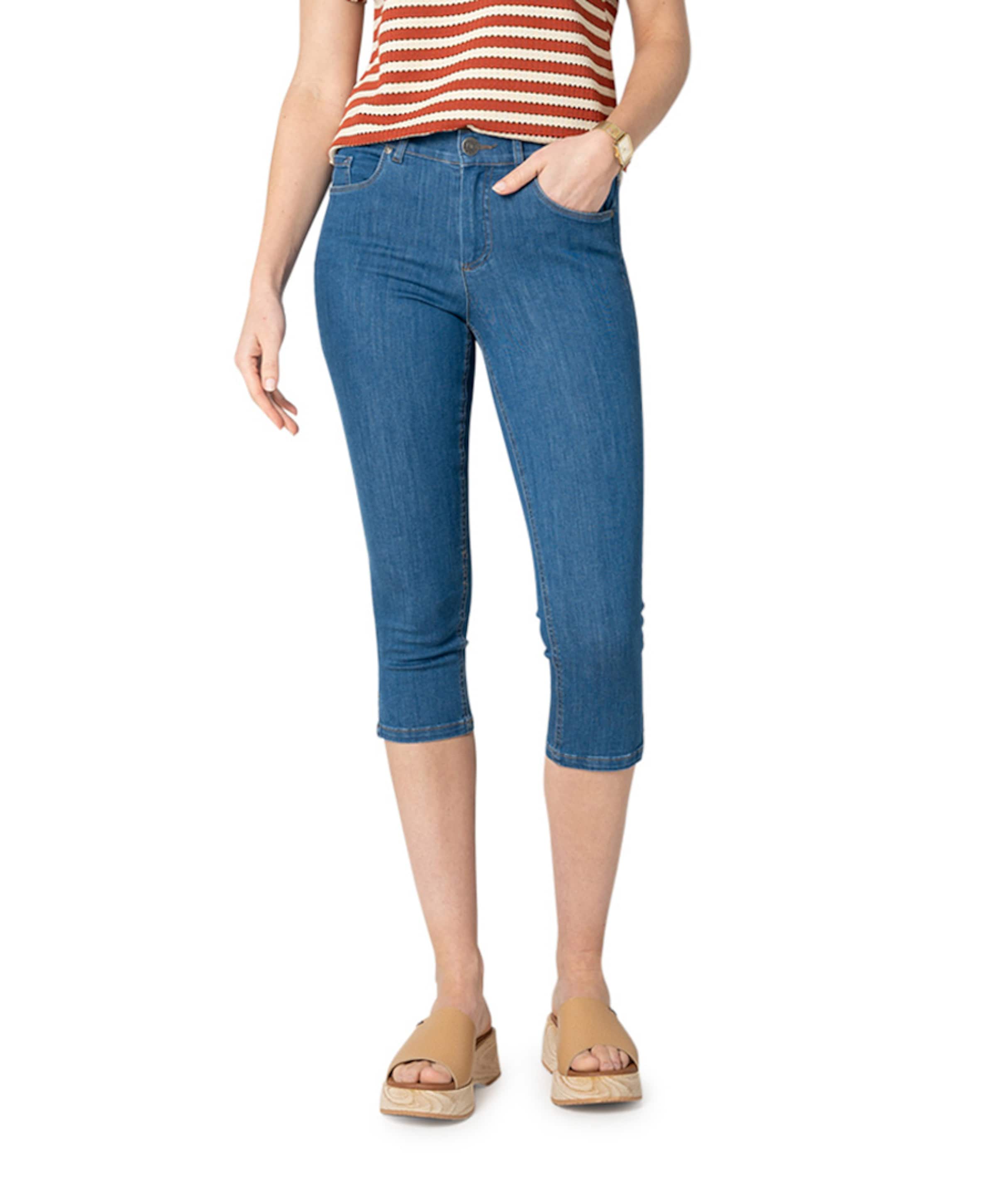 Enjoy dames capri broek blauw