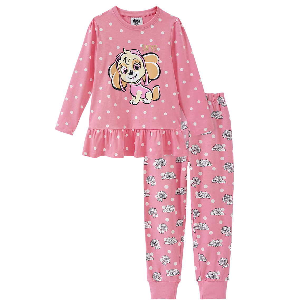 Topolino PAW Patrol Schlafanzug mit Punkten rosa