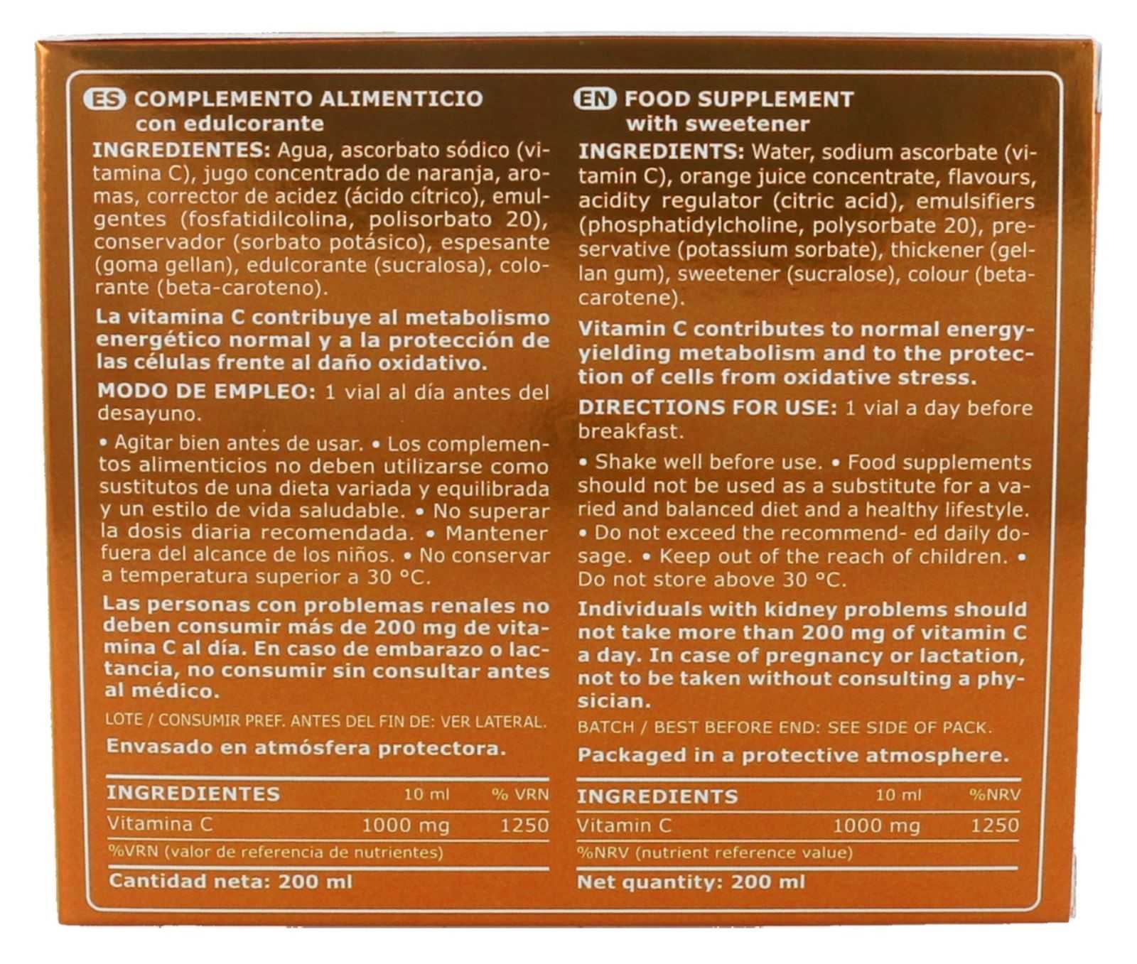 Vitamina C 1000 da Marnys - 20 frascos
