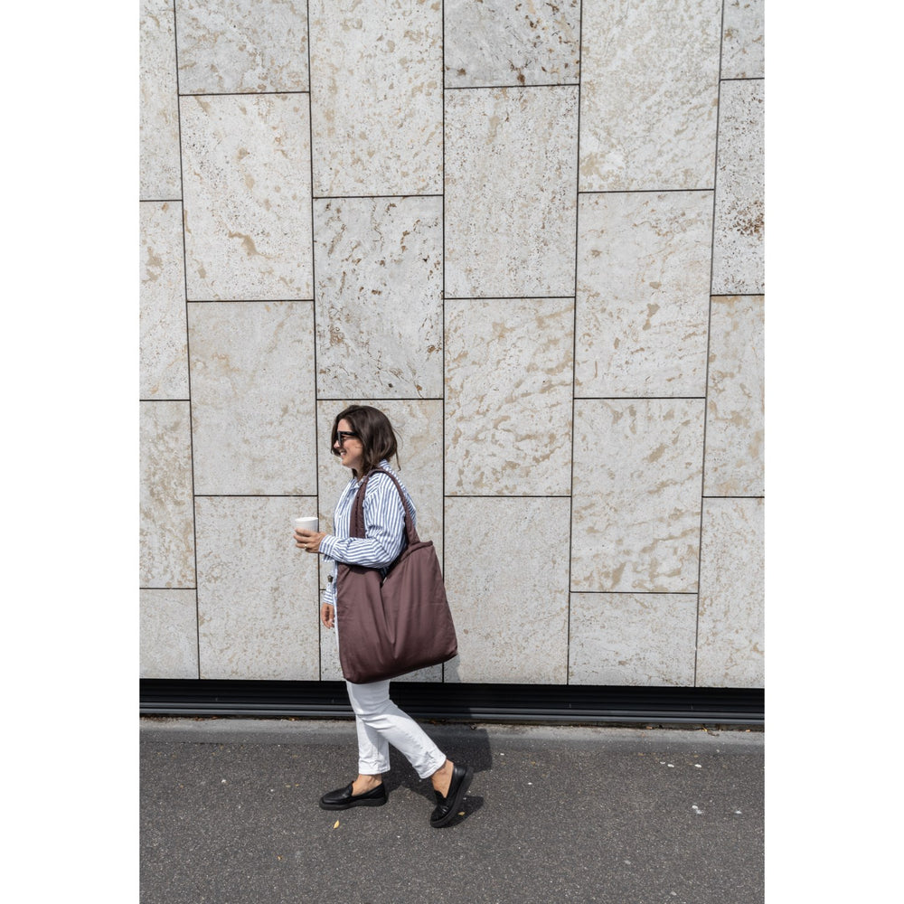 Køb KAS Kopenhagen Brown Kas Multi Purpose Tote Med Fold