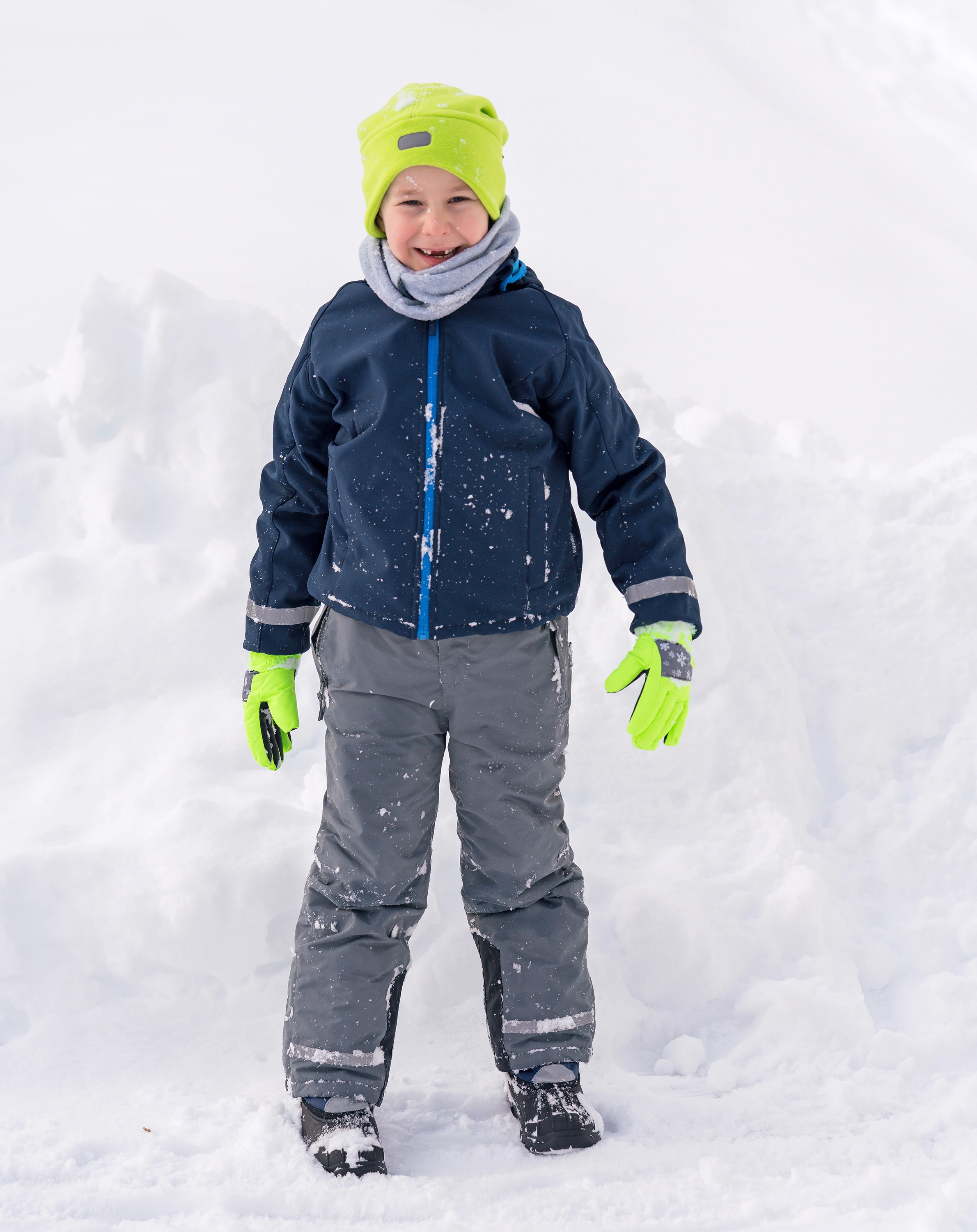 Schneehose WINTER in grau