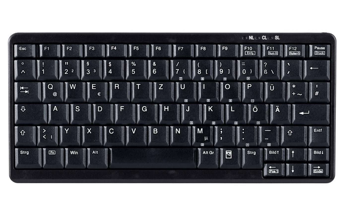 Tastatur AK-4100 US-LayoutFlache Industrie-Tastatur