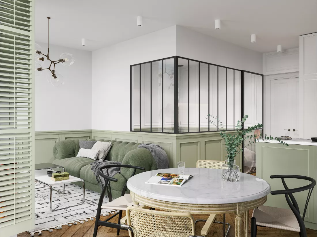 Verrière d'angle d'atelier en aluminium thermolaqué - L210 x L120 x H130 - Noir - BAYVIEW
